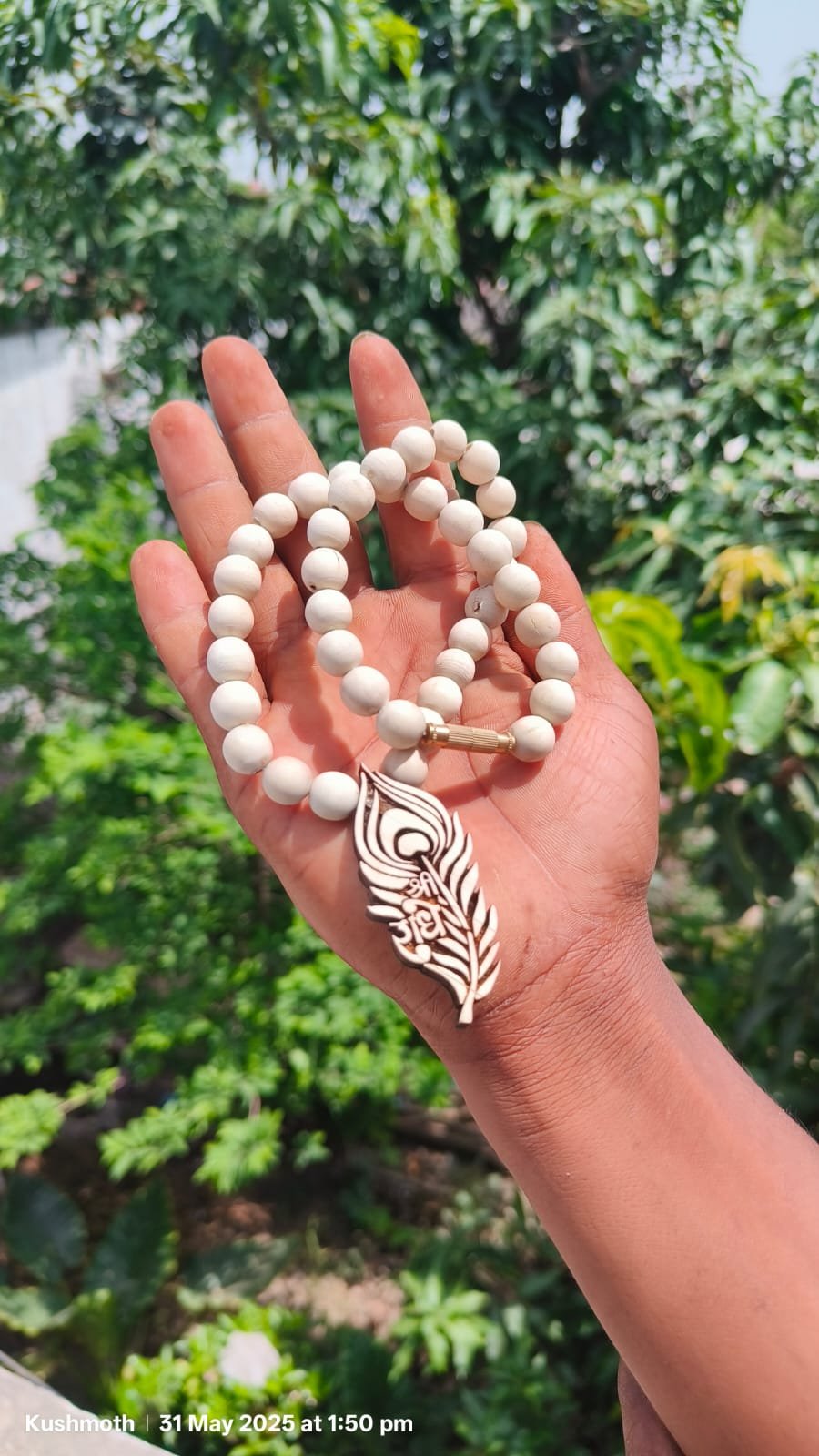 Morpankh primium bead tulsimala - Image 2