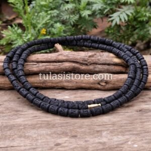 3 round Radha naam black kanthimala